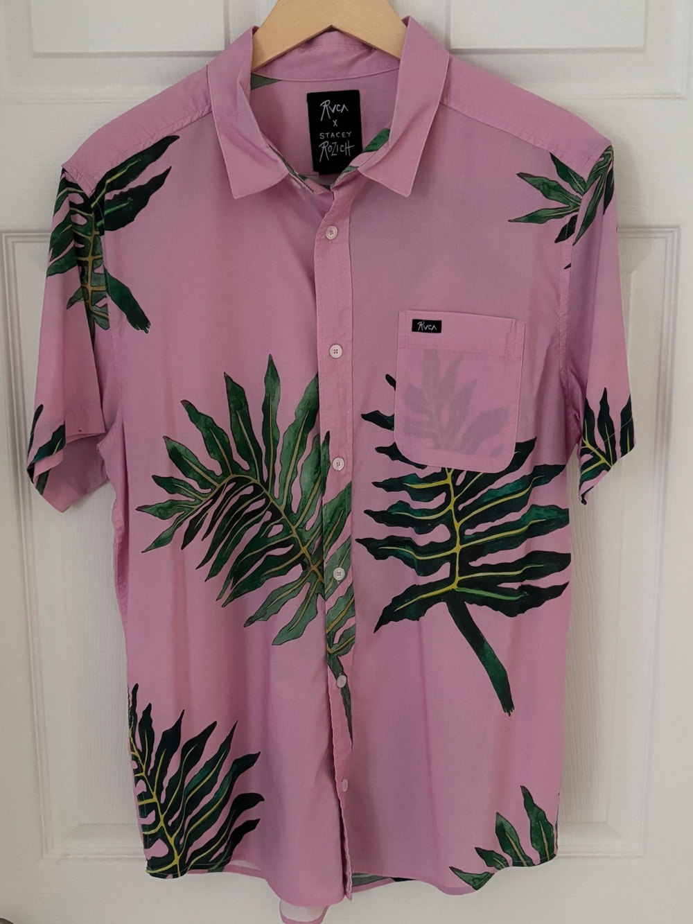 RVCA S/S button down, medium